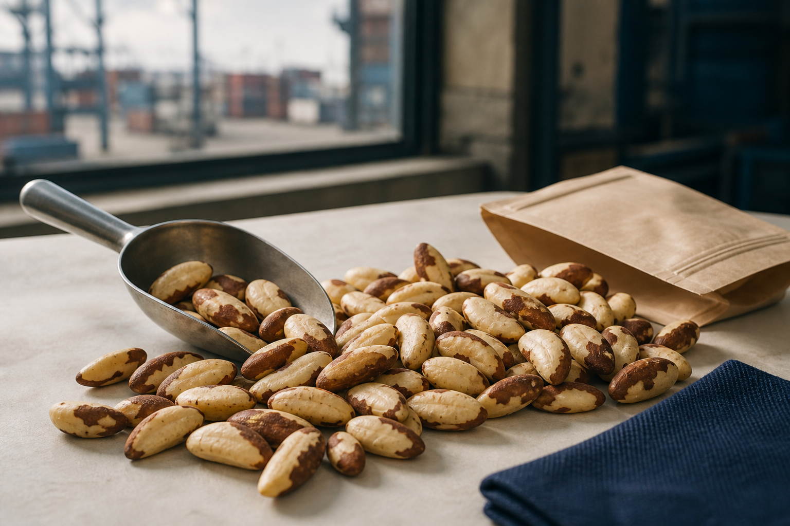 Large grade Brazil nuts for premium retail presentation